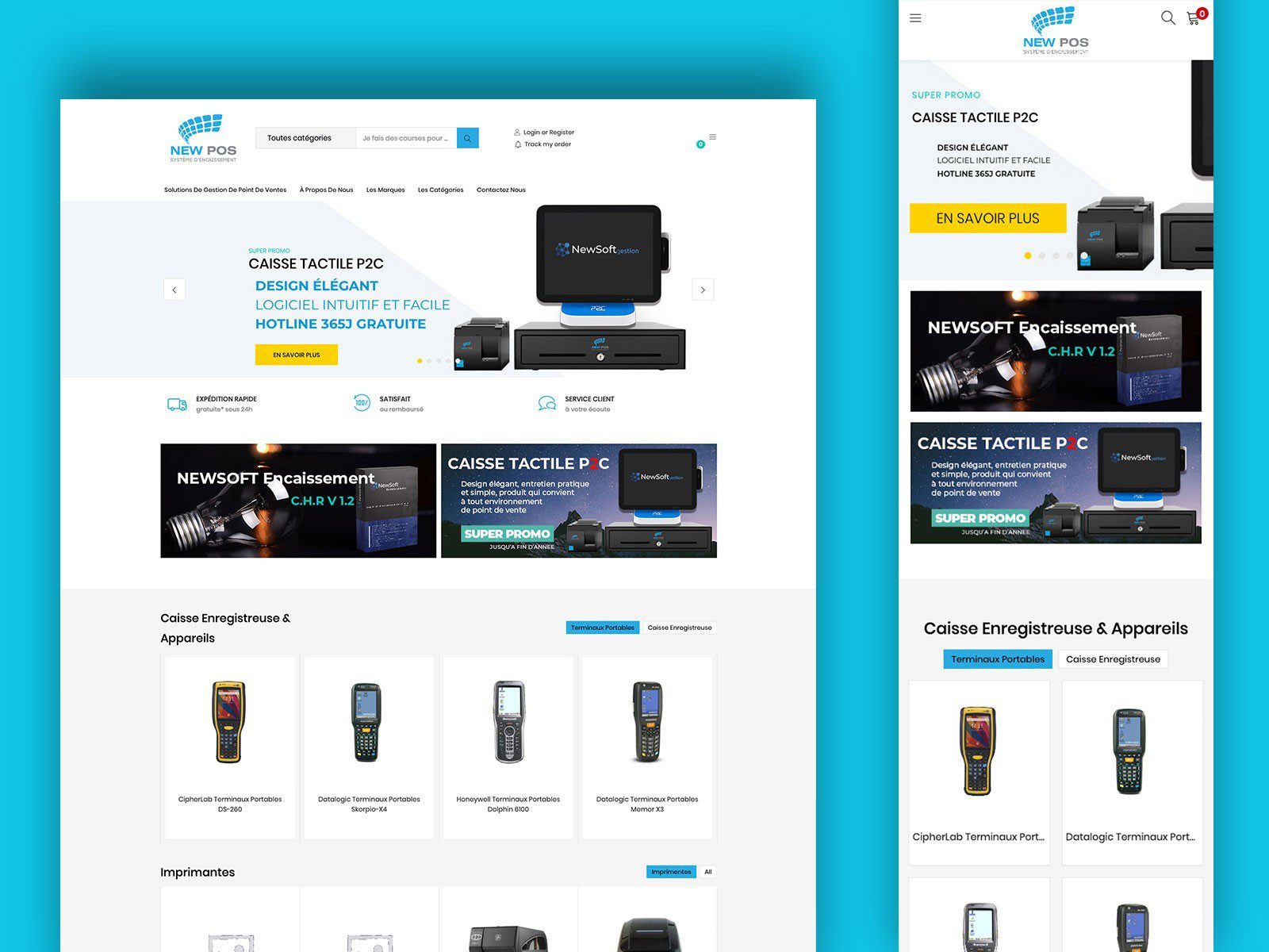 NEWPOS — Caisses enregistreuses en ligne