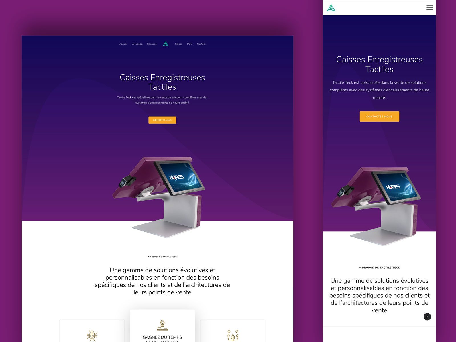 Tactile Teck Agadir — Caisse enregistreuse