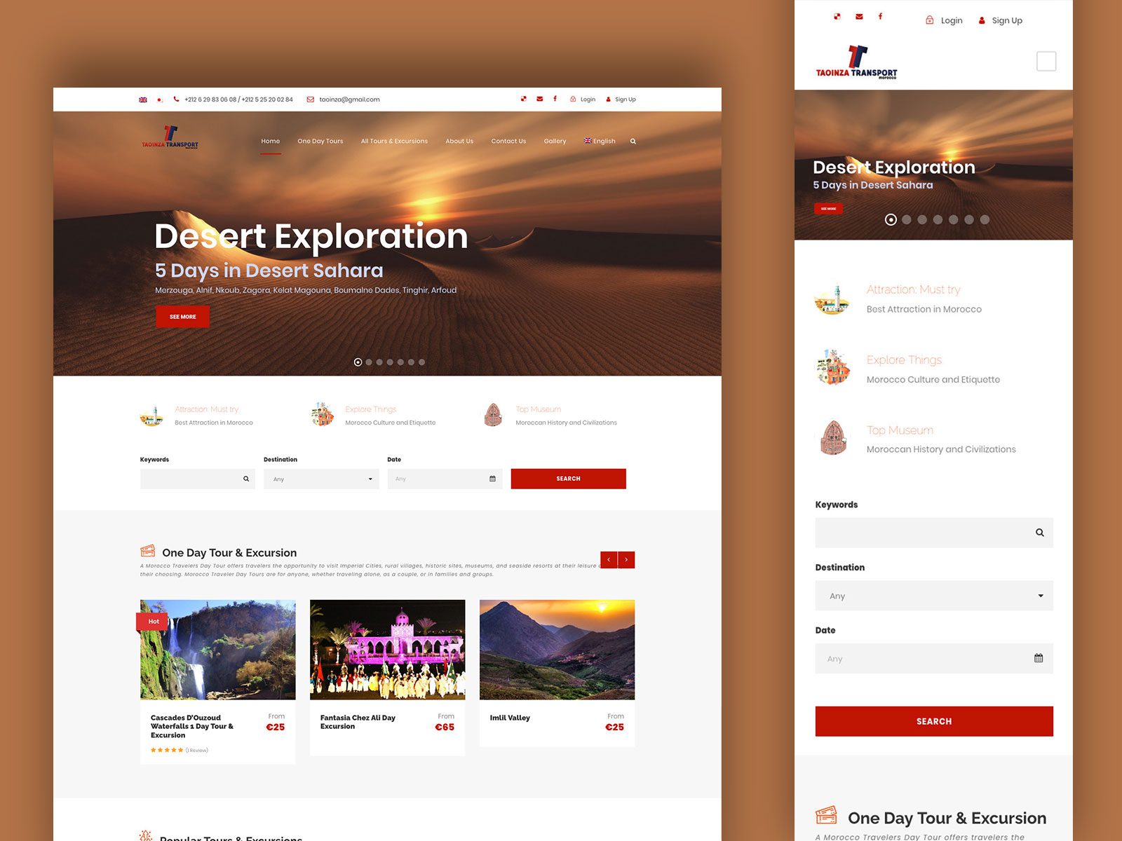 Taoinza Transport — Logistique Maroc